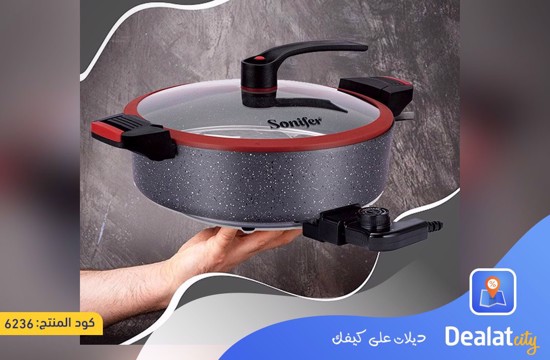 Sonifer 6.5L Micro Pressure Electric Cooking Pot-dealatcity store