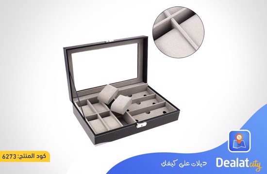 Watch and Glasses Organizer Box - dealatcity store