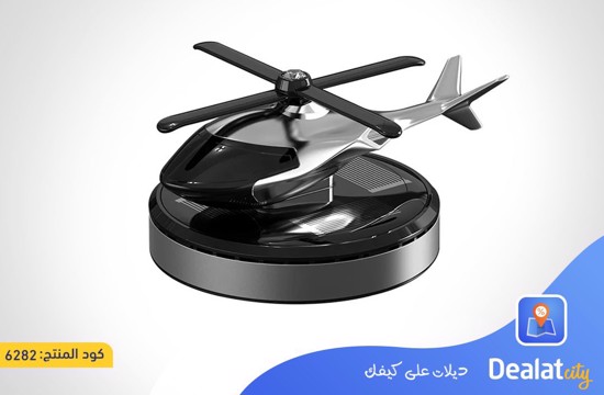 A Rotating Solar-Powered Aroma Diffuser in The Shape of a Helicopter Equipped-dealatcity store