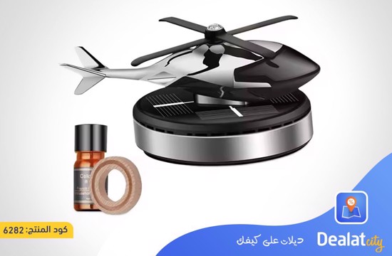 A Rotating Solar-Powered Aroma Diffuser in The Shape of a Helicopter Equipped-dealatcity store