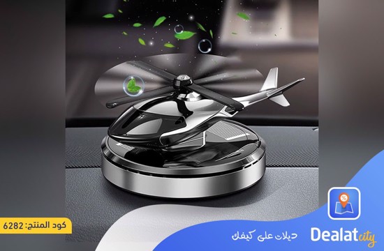 A Rotating Solar-Powered Aroma Diffuser in The Shape of a Helicopter Equipped-dealatcity store