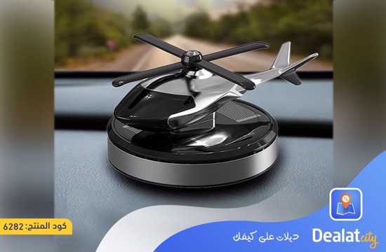 A Rotating Solar-Powered Aroma Diffuser in The Shape of a Helicopter Equipped-dealatcity store