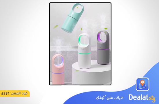 Portable Air Humidifier with 450 ml, with Distinctive Lighting - dealatcity store