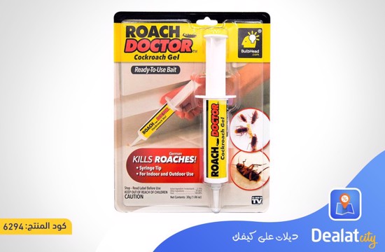 Ready-To-Use Cockroach Gel From Dr. Roach Effectively Eliminates Cockroaches - dealatcity store