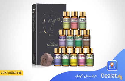 Essential Oil Set Consisting of 12 Distinct Aromatic Scents - dealatcity store