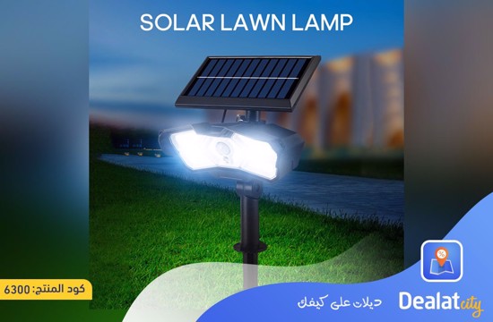 Waterproof Solar Powered LED Ground Lamp with Remote Control Suitable for Garden Lighting