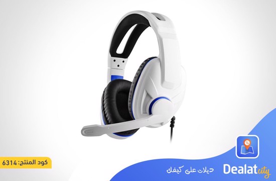 Adjustable Gaming Headphone with Crystal Clear Stereo Sound with Microphone and Noise Canceling Feature