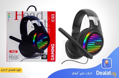 G3 RGB Lighting Gaming Headphone with Microphone- dealatcity store