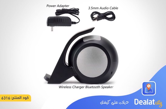 Wireless Charger and 2 x 1 Bluetooth Speaker Supports Fast Charging with High-Quality Sound