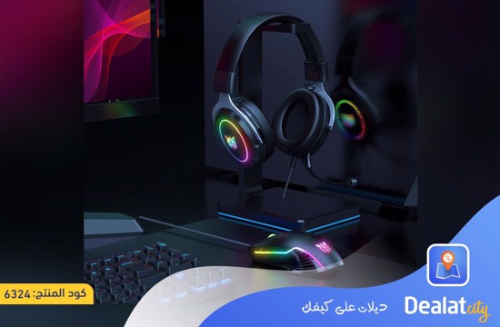 ONIKUMA X10 RGB Gaming Headset with Detachable Microphone and High-Definition Sound