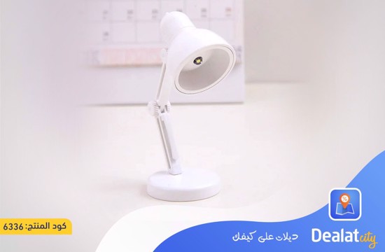 Foldable and Adjustable Mini LED Desk Lamp with Sturdy Base and Soft Lighting to Relieve Eye Strain and Protect Eyes