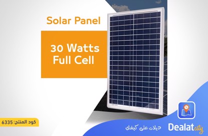 30W Solar Panel with Robust Design for All Weather Conditions  - dealatcity store