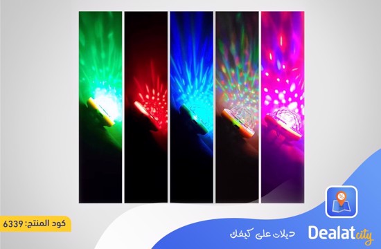 RGB LED Clock Light Colorful Lights Music Sync Rechargeable - dealatcity store