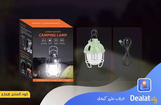 Portable LED Flashlight with 7 Adjustable Modes with Hanging Hook and Type-C Charging Port Suitable for Camping