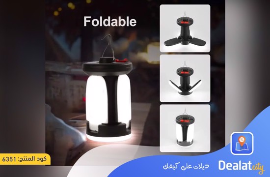 Foldable Adjustable Solar Camping Light Strong Light - dealatcity store