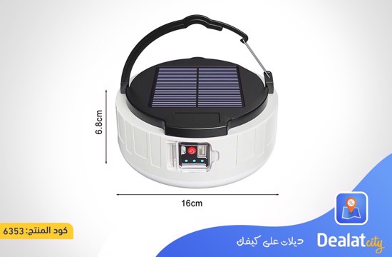 3000mAh Solar LED Camping Light  - dealatcity store