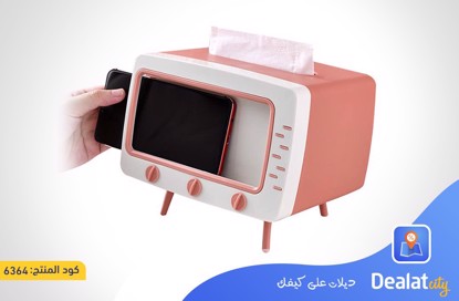 Multifunctional Tissue Box with Phone Holder - dealatcity store