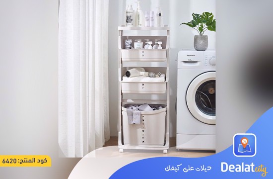 Space-saving 3-Tier Vertical Laundry Basket  - dealatcity store