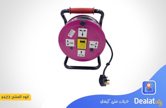 22.5m Cable Reel with 4 Triple Sockets - dealatcity store