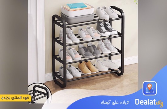 4-Tier Sturdy Shoe Rack for Stylish Organization and Perfect Storage