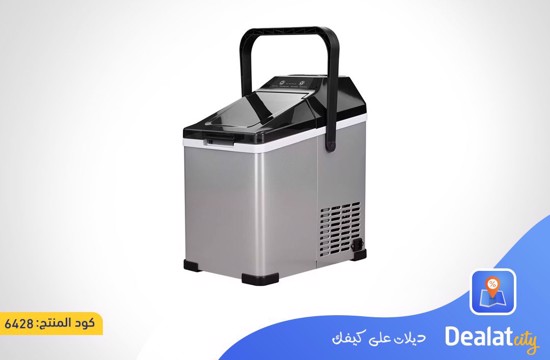 Portable Ice Maker 1.5L Capacity with Handle and Transparent Lid Produces 15kg Every 24 Hours