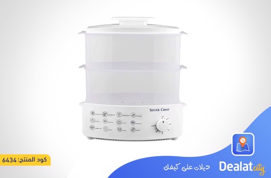 Silver Crest 12L Electric Steamer 1500W - dealatcity store