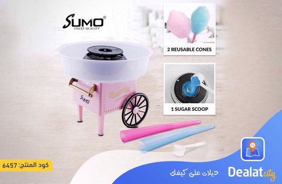 Sumo Candy Floss Maker 500W Easy to Clean with a Variety of Great Tasting Colors and Flavors