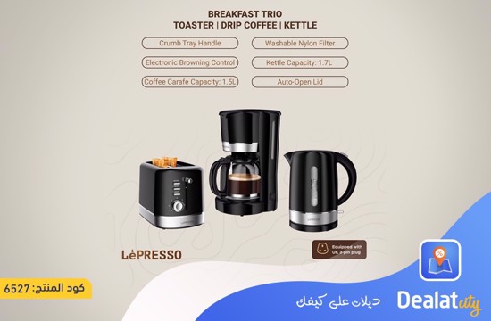 LePresso Triple Breakfast Set  - dealatcity store