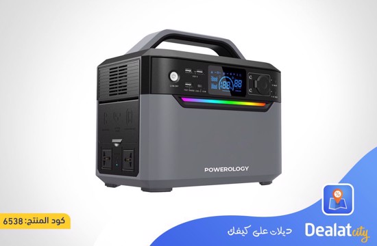 Powerology 600W Portable Power Generator with 120000mAh capacity- dealatcity store