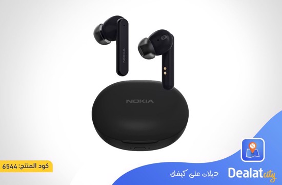 Nokia Clarity+ Earbuds TWS-731 with Dual Mic and Charging Case with Type-C Port for Recharging with Noise Cancellation