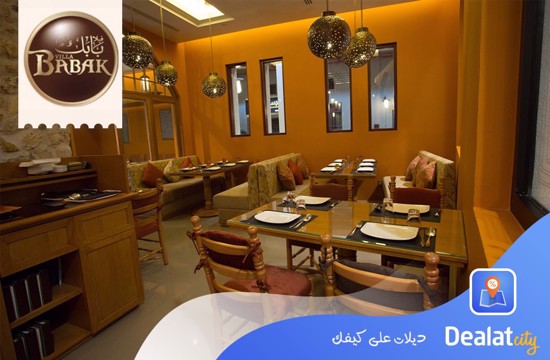 Order from the menu for 10 and pay 6.5 from Villa Babak Restaurant