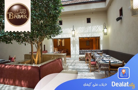 Order from the menu for 10 and pay 6.5 from Villa Babak Restaurant