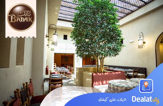 Order from the menu for 10 and pay 6.5 from Villa Babak Restaurant