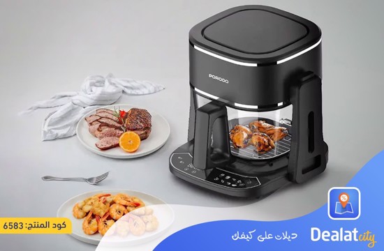 Porodo Lifestyle Dual Design Air Fryer & Grill - dealatcity store