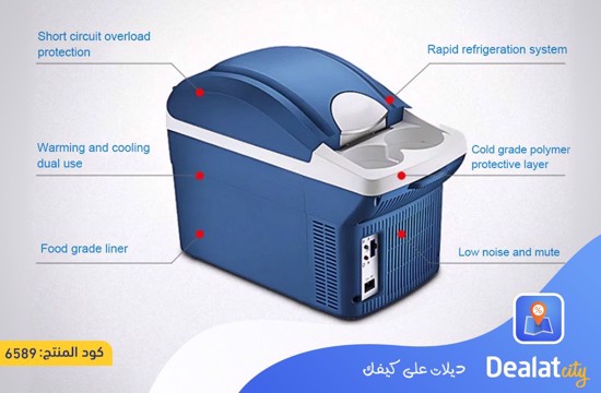 8L Portable Mini Fridge for Cooling, Heating- dealatcity store