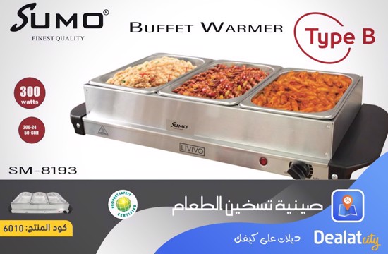 Electric Food Warmer with 4 heating Trays with covers - dealatcity store	