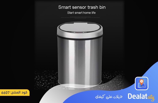 Smart Touchless Sensor Stainless Steel Trash Can - dealatcity store