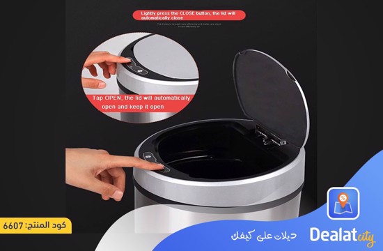 Smart Touchless Sensor Stainless Steel Trash Can - dealatcity store