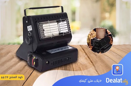 2-in-1 Portable Heater and Heater with Rotating Handle for Camping