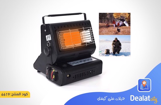 2-in-1 Portable Heater and Heater with Rotating Handle for Camping