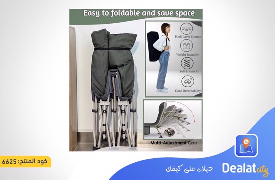 Foldable and Adjustable Bed with a Capacity of Up to 200 kg  - dealatcity store