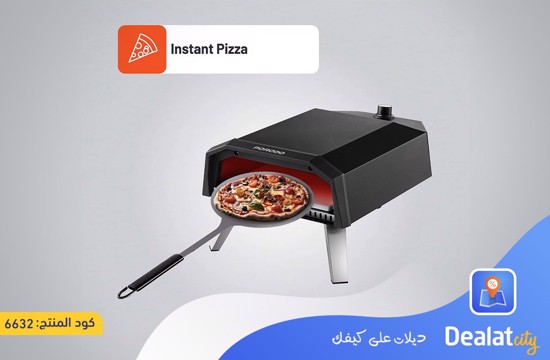 Porodo 12-inch Pizza Oven with A Temperature of up to 500°C- dealatcity store