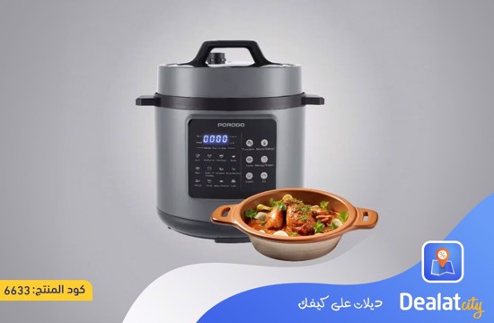 Porodo 1300W 6L Multi-Purpose Pressure Cooker - dealatcity store