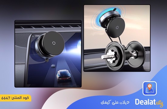 Magnetic Car Phone Holder with Air Suction Technology - dealatcity store